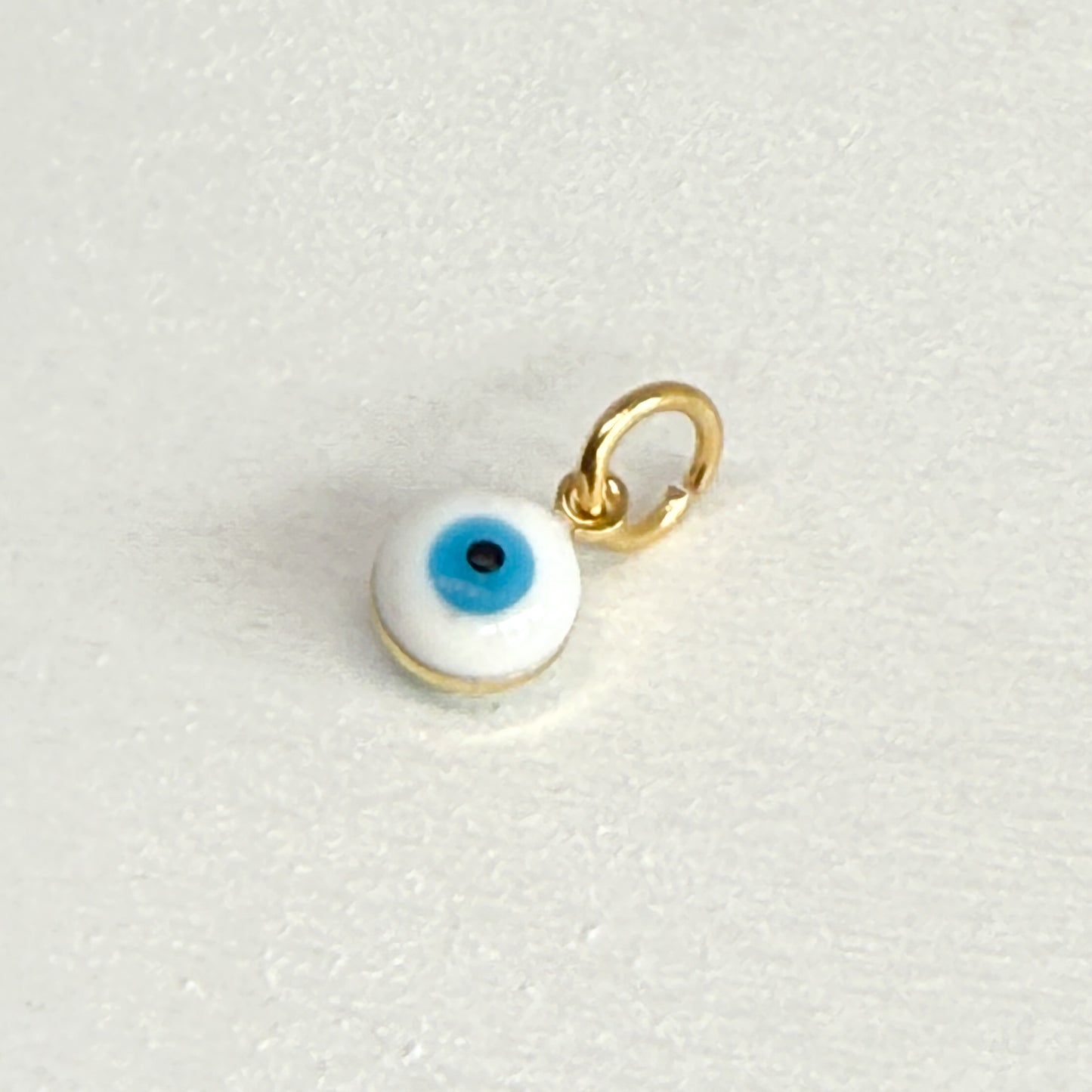 Evil Eye Charm - White