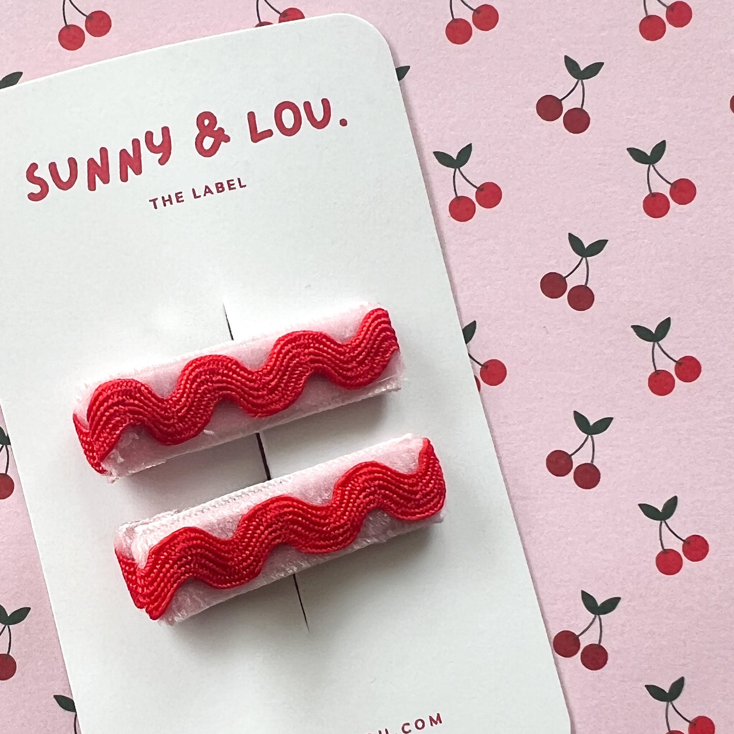Luxe Velvet Squiggle Clips