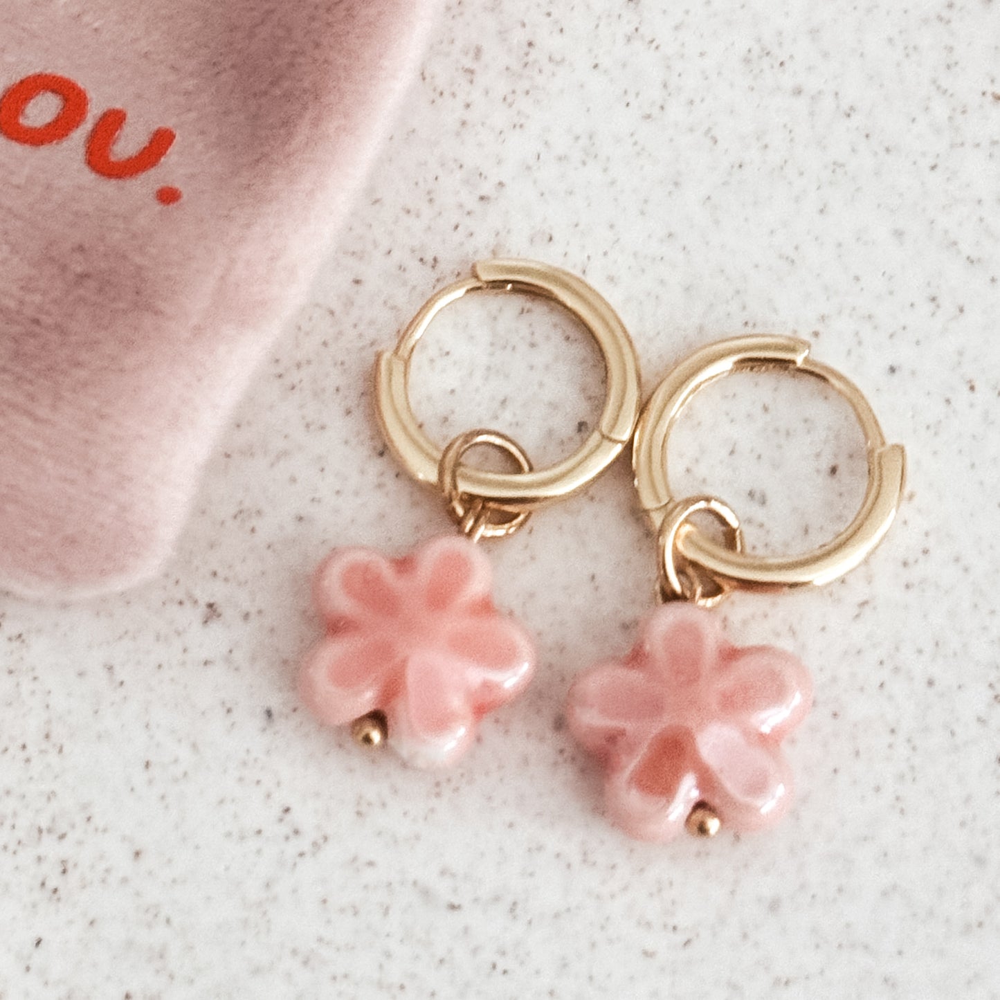 Peach Blossom Earrings