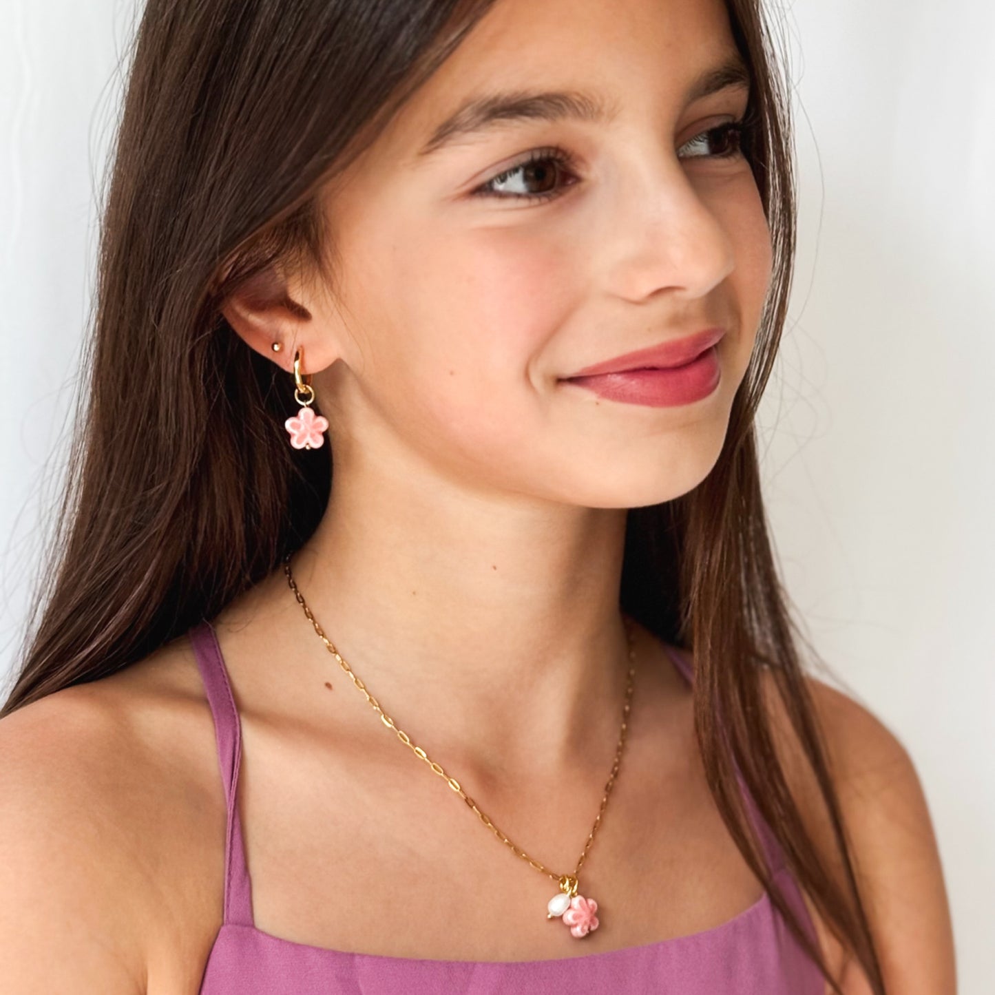 Peach Blossom Necklace