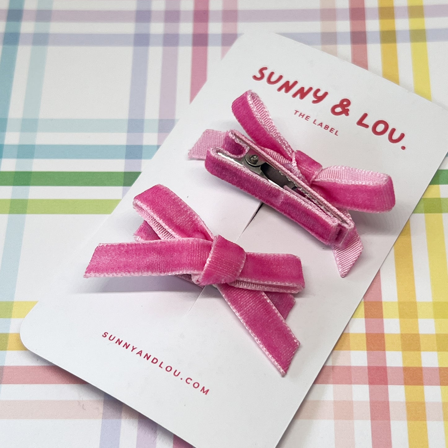 Luxe Velvet Bow Clips
