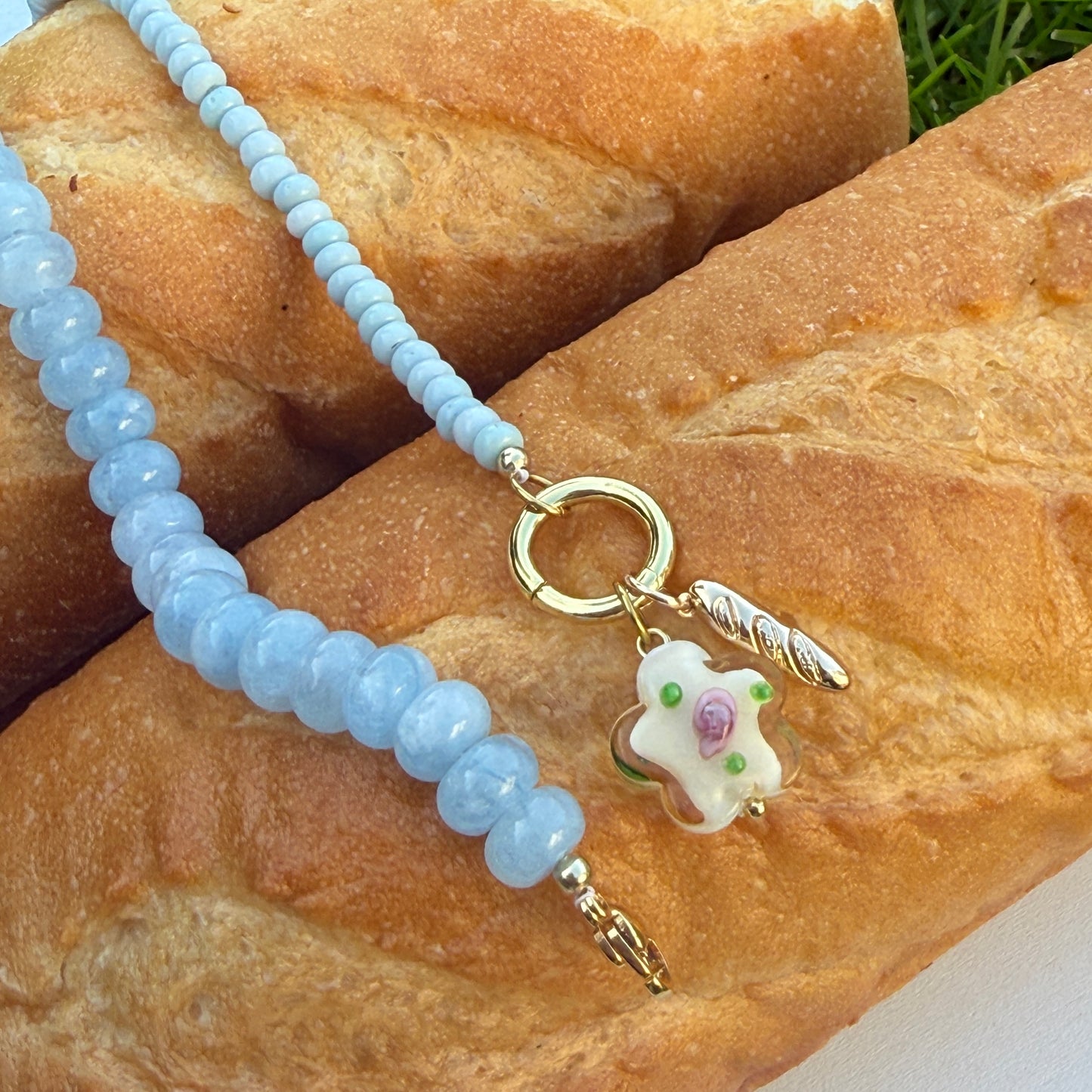 Beaded Carabiner Bracelet