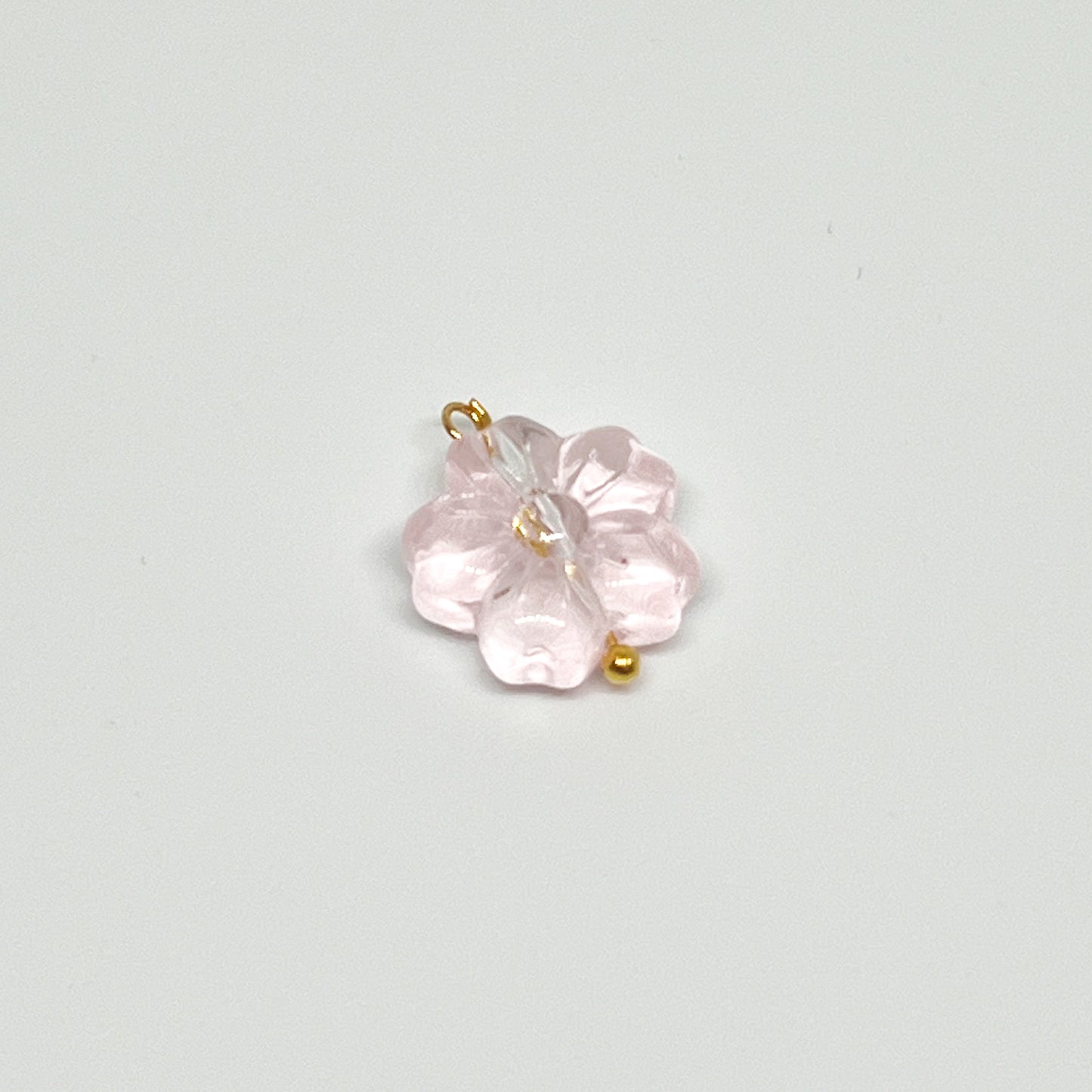Forget-Me-Not Glass Charm