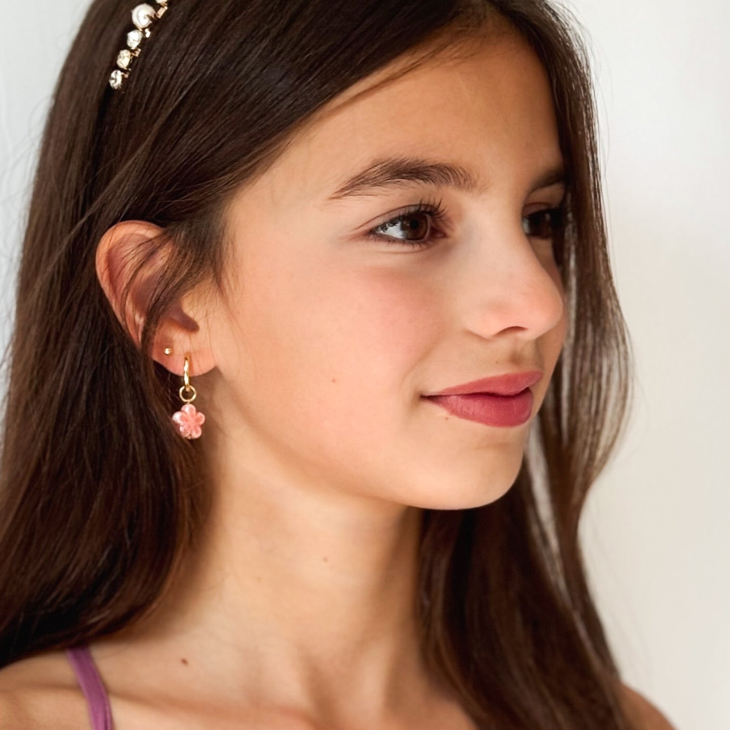 Peach Blossom Earrings