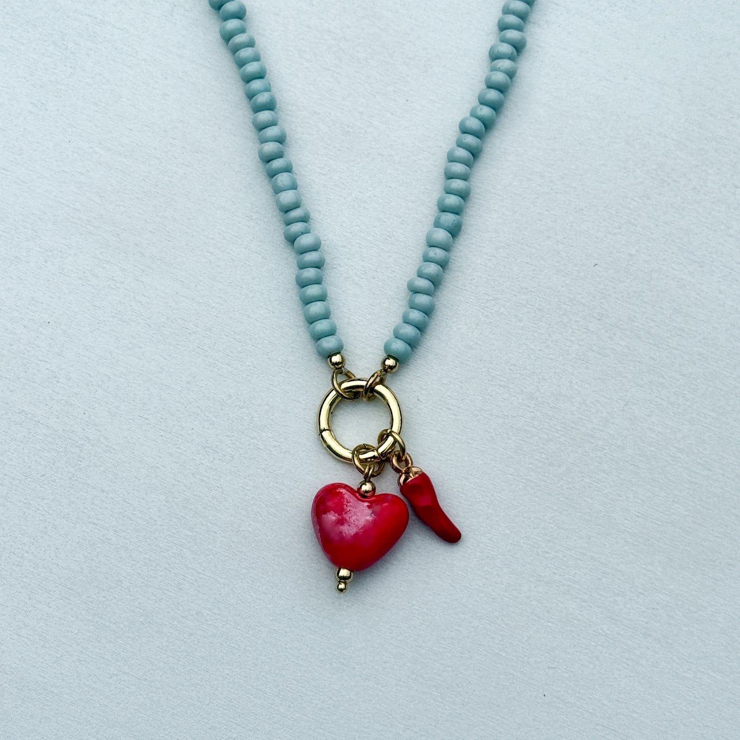 Beaded Carabiner Chain