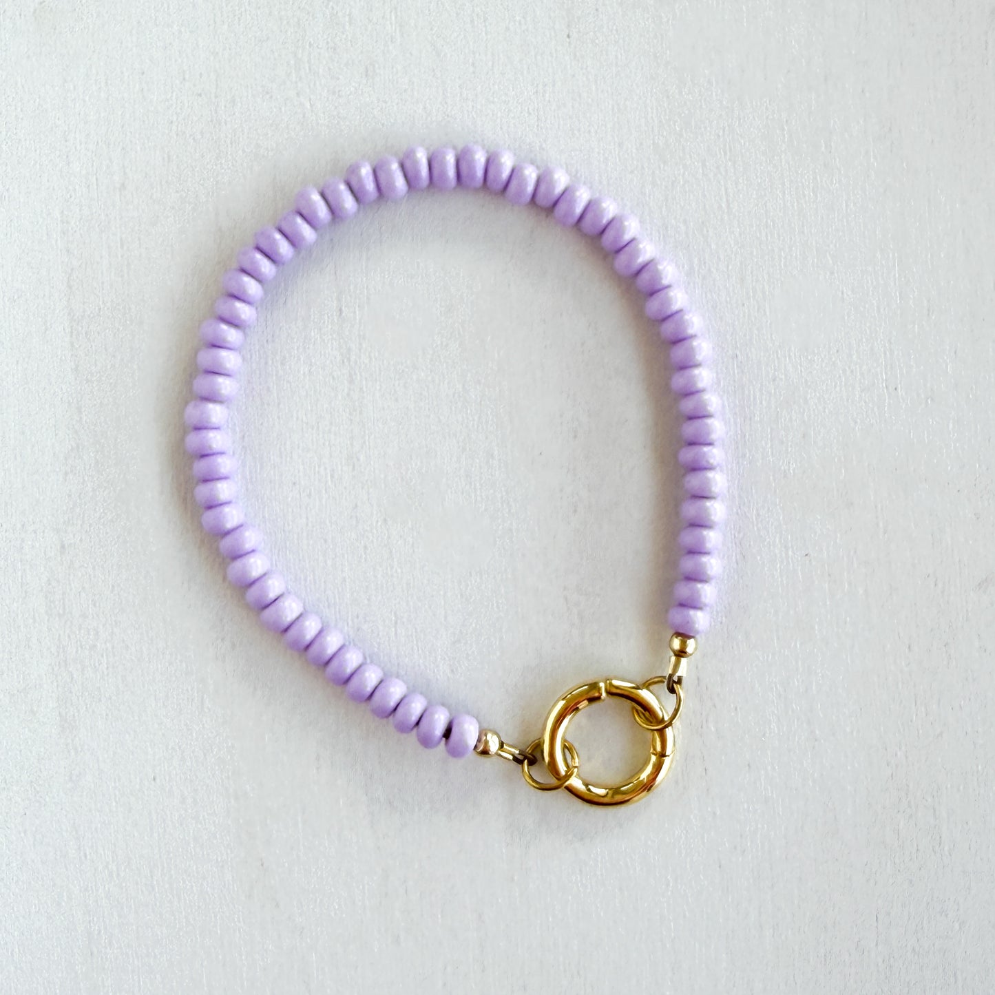 Beaded Carabiner Bracelet