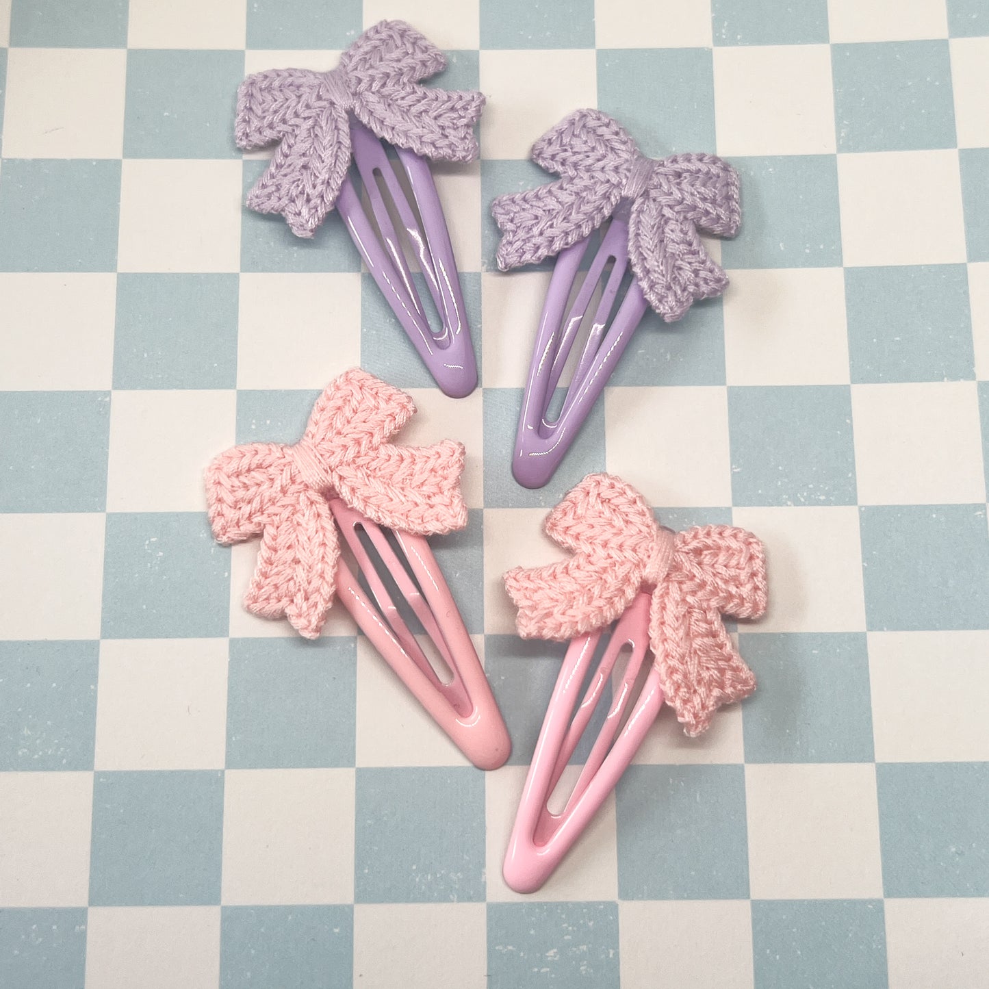 Cosy Bow Hair Clips