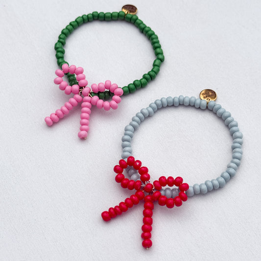 Beaded Bow Bracelet