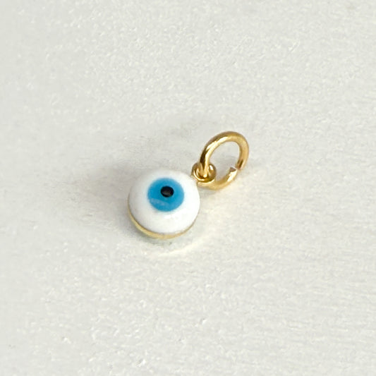 Evil Eye Charm - White