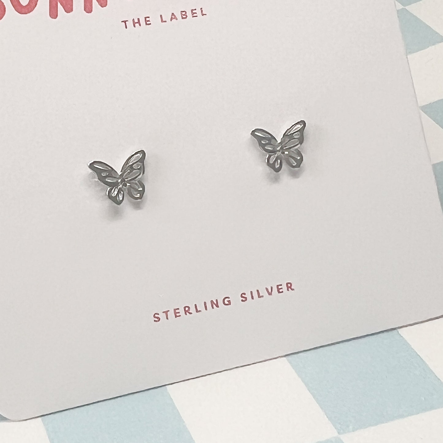 Butterfly Studs - Sterling Silver