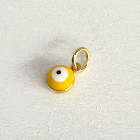 Evil Eye Charm - Yellow