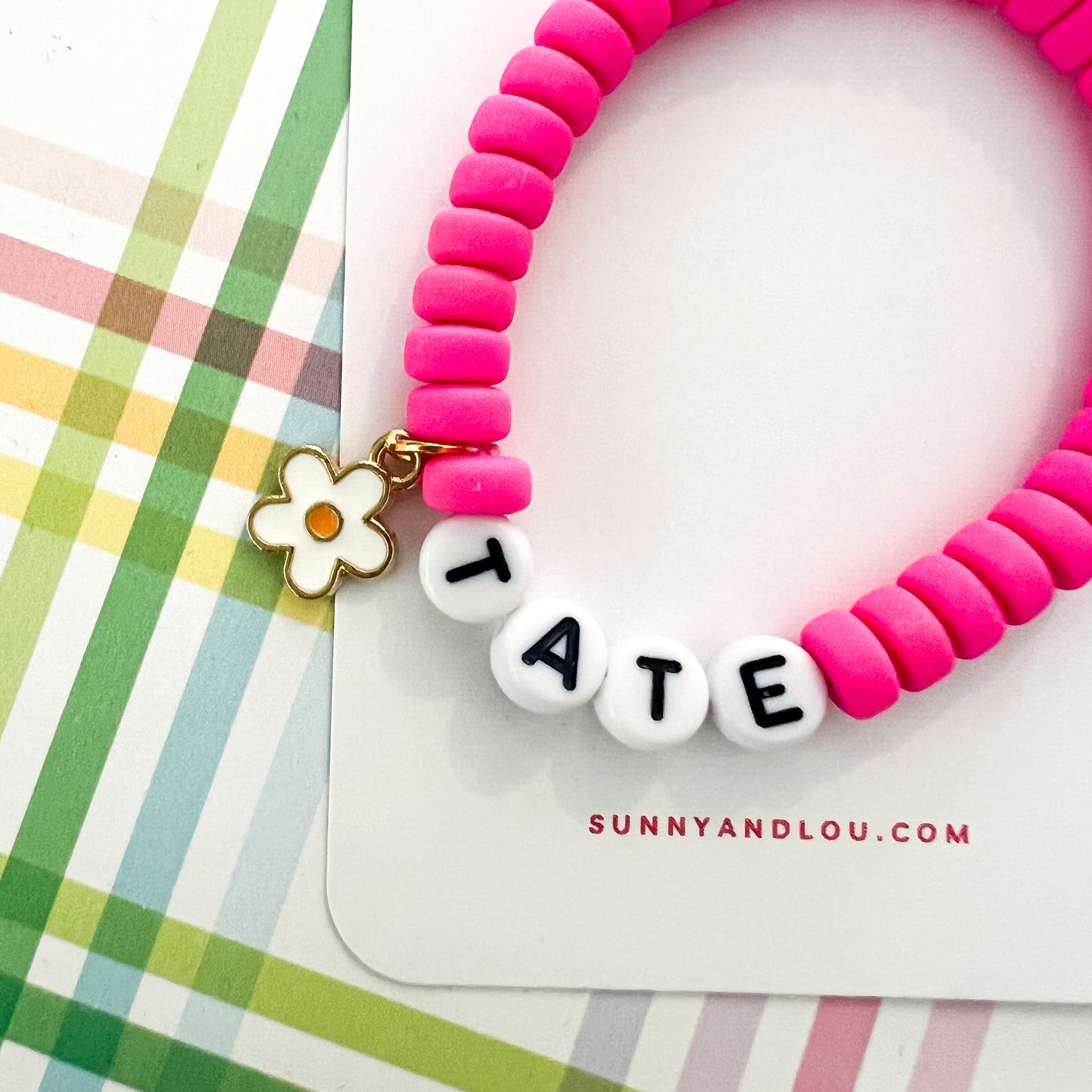 Personalised Daisy Bracelet