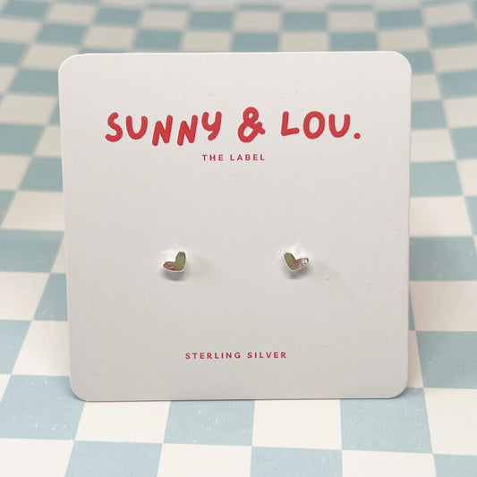 Amour Studs - Sterling Silver