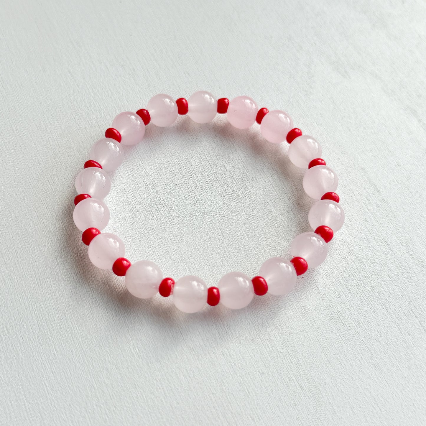 Glass Cherry Stacking Bracelet
