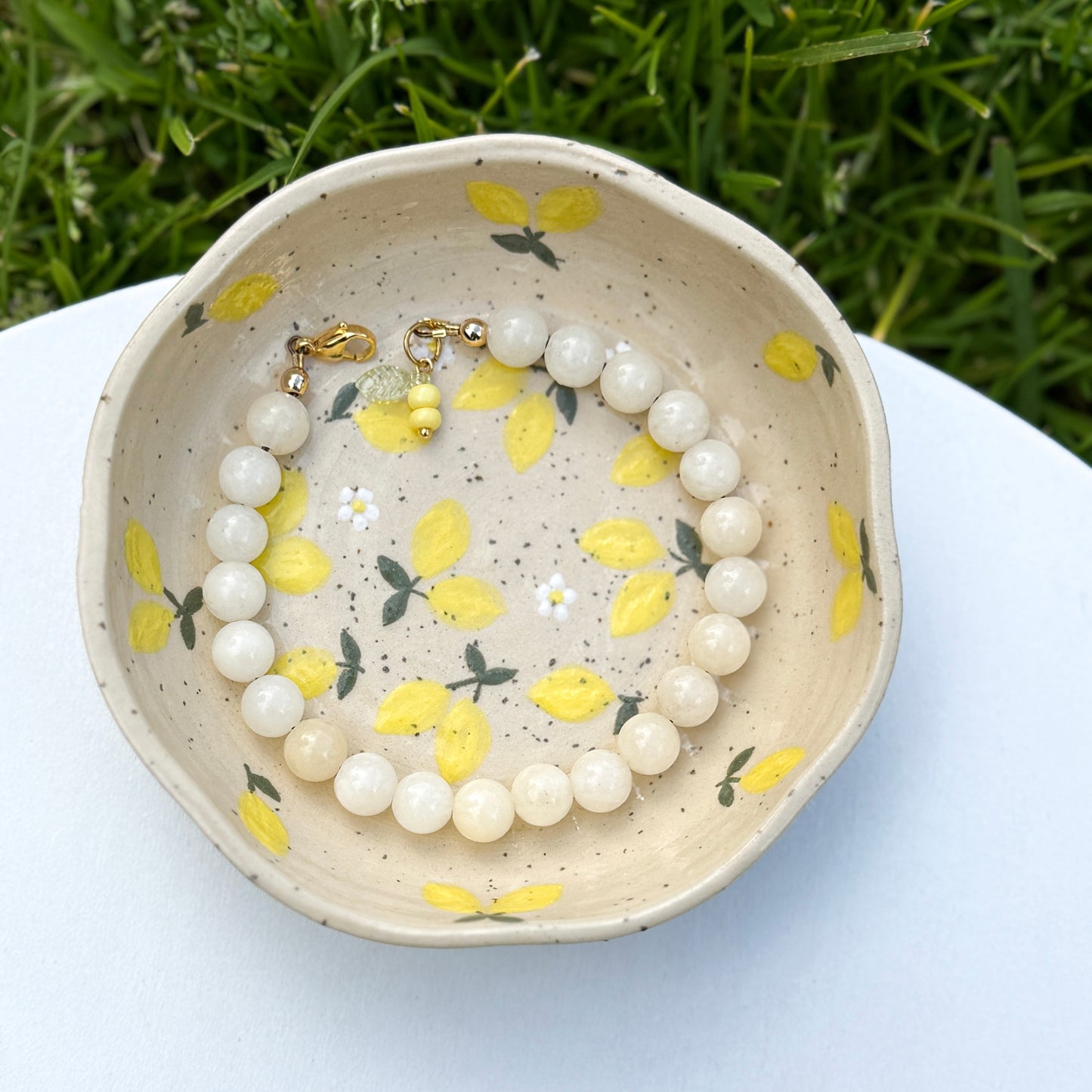Lemon Gemstone Bracelet
