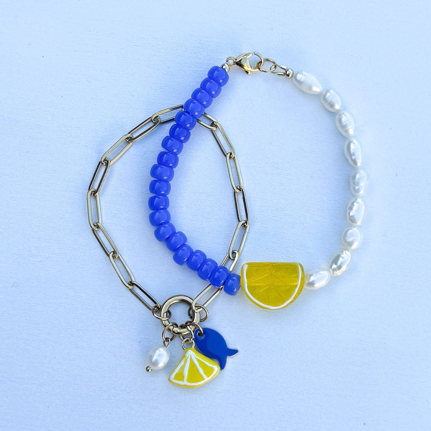 18k GP Carabiner Bracelet