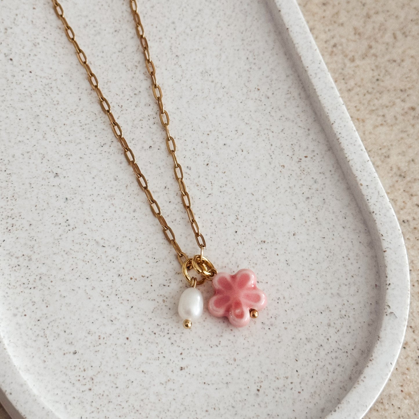 Peach Blossom Necklace