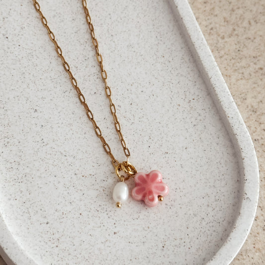 Peach Blossom Necklace