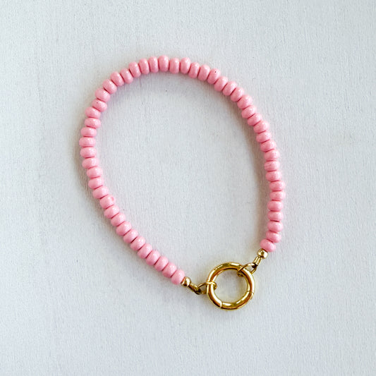 Beaded Carabiner Bracelet