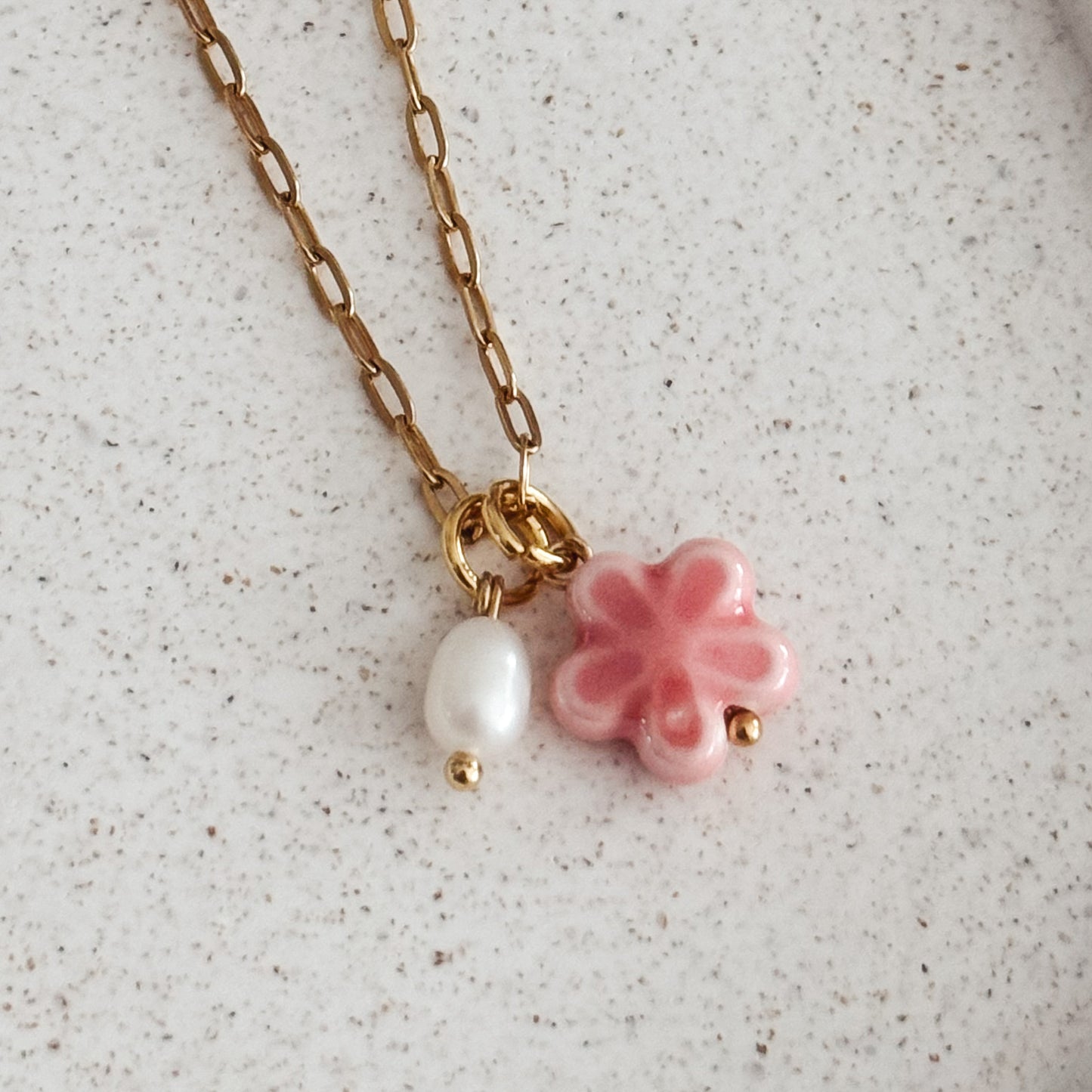 Peach Blossom Necklace