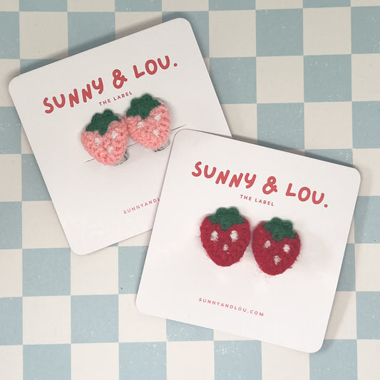 Snug Strawberry Clip-Ons