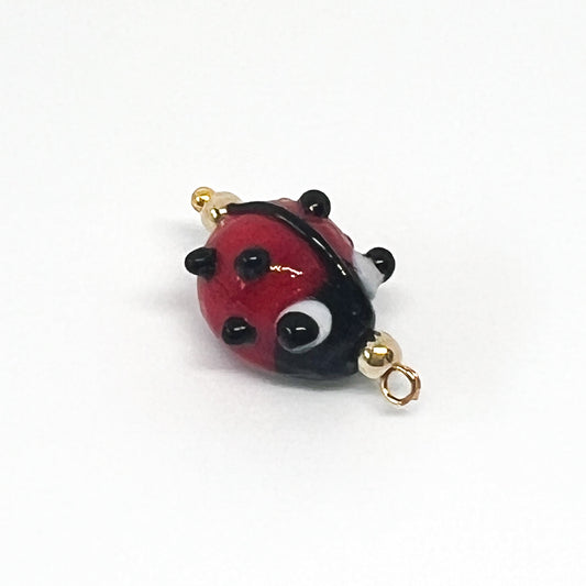 Ladybug Glass Charm