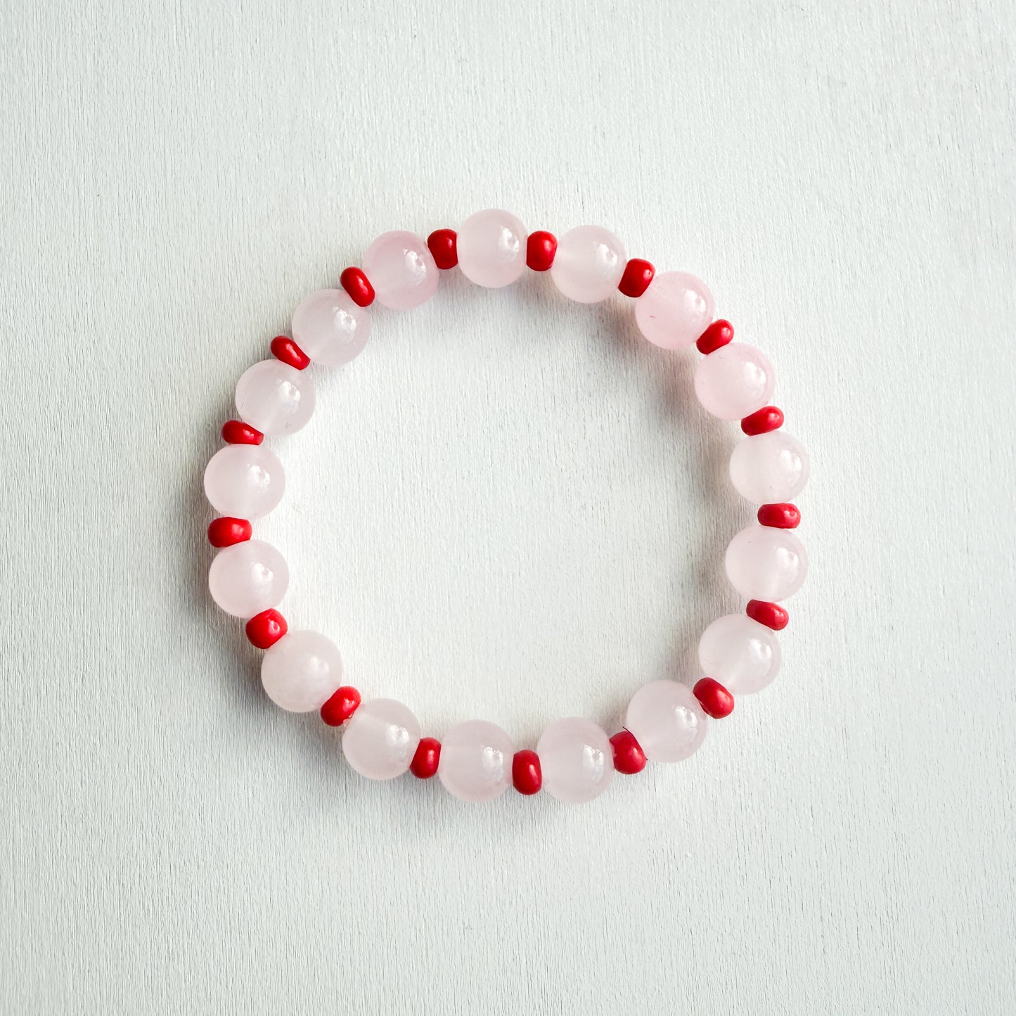 Glass Cherry Stacking Bracelet