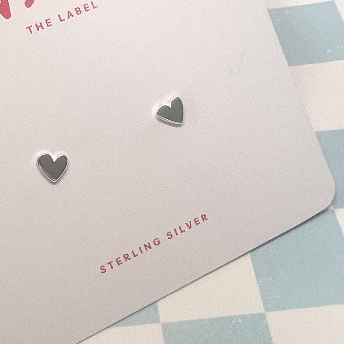 Lovey Studs - Sterling Silver