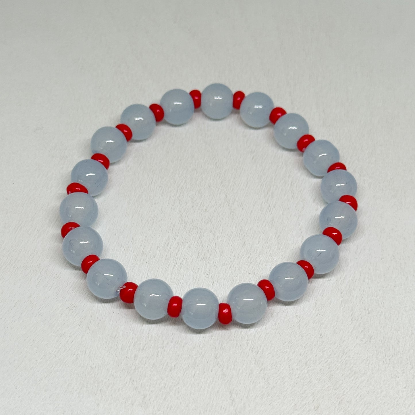 Glass Juniper Stacking Bracelet