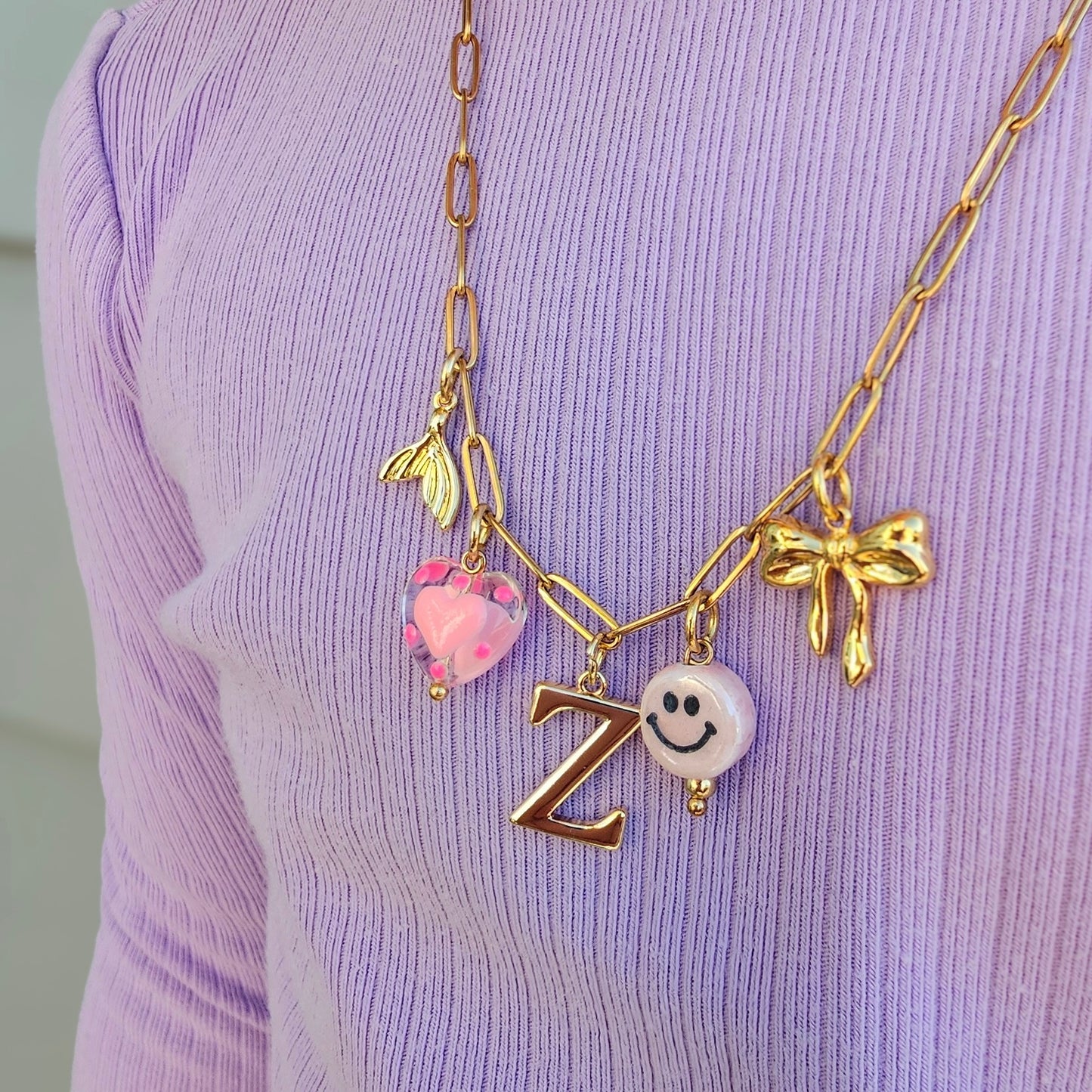 Grande Letter Charm