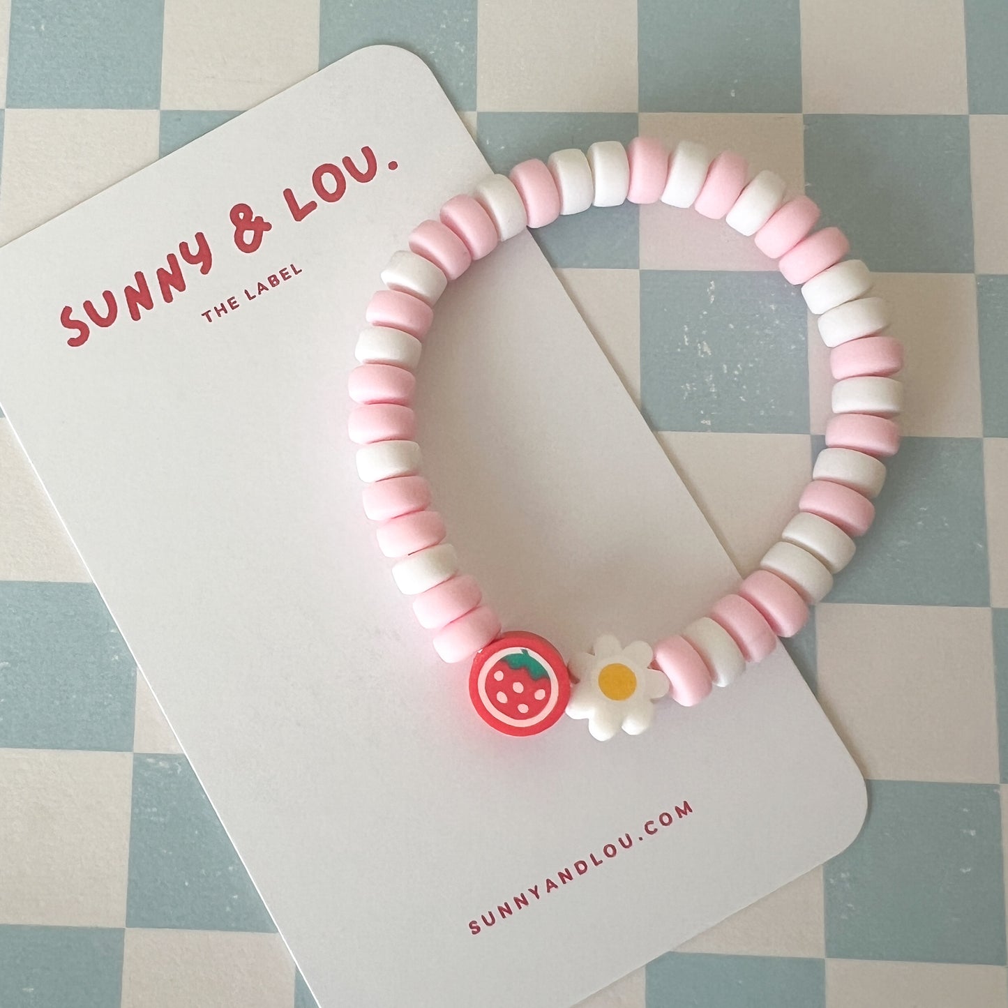 Strawberry Stacker Bracelet