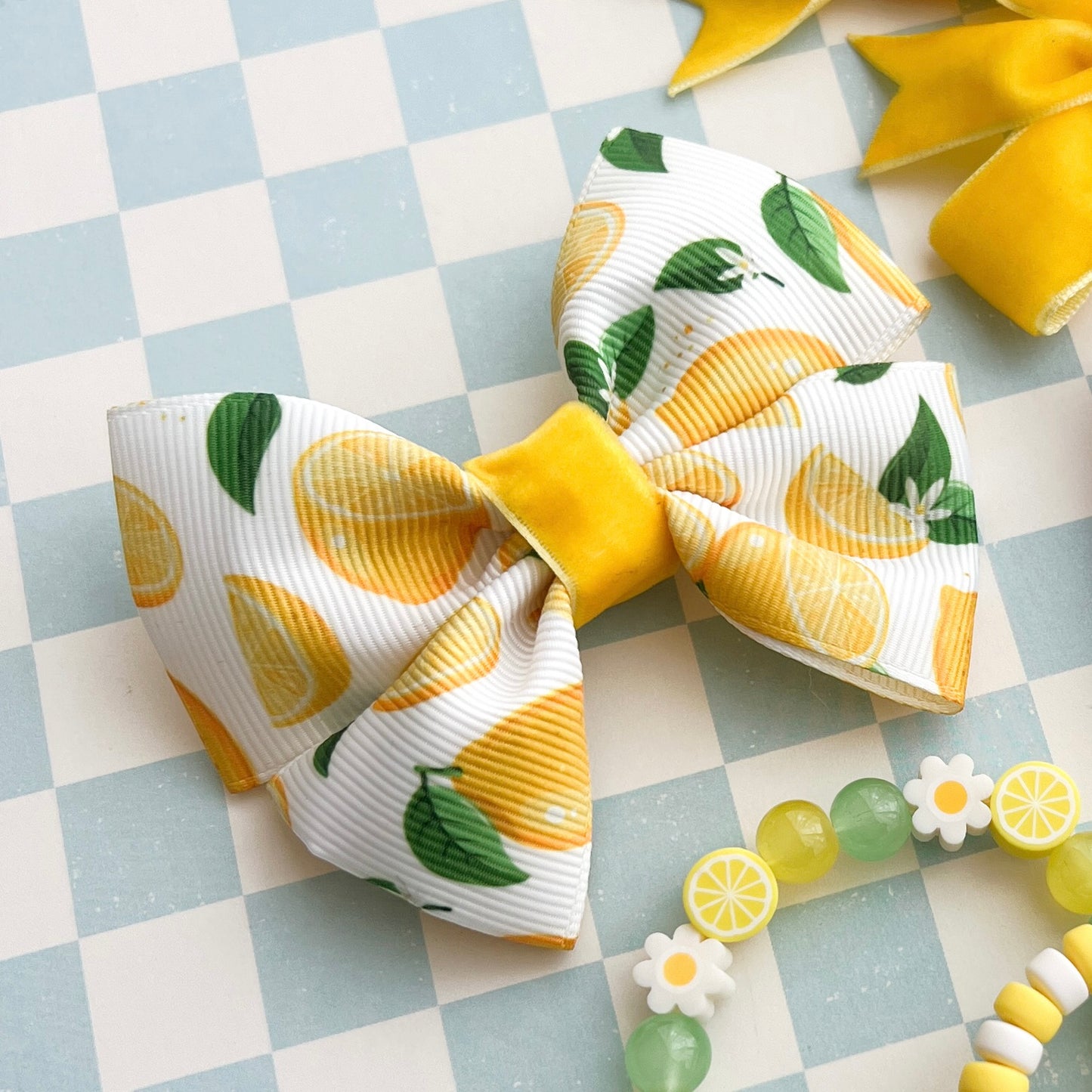 Lemony Lou Bow Clip