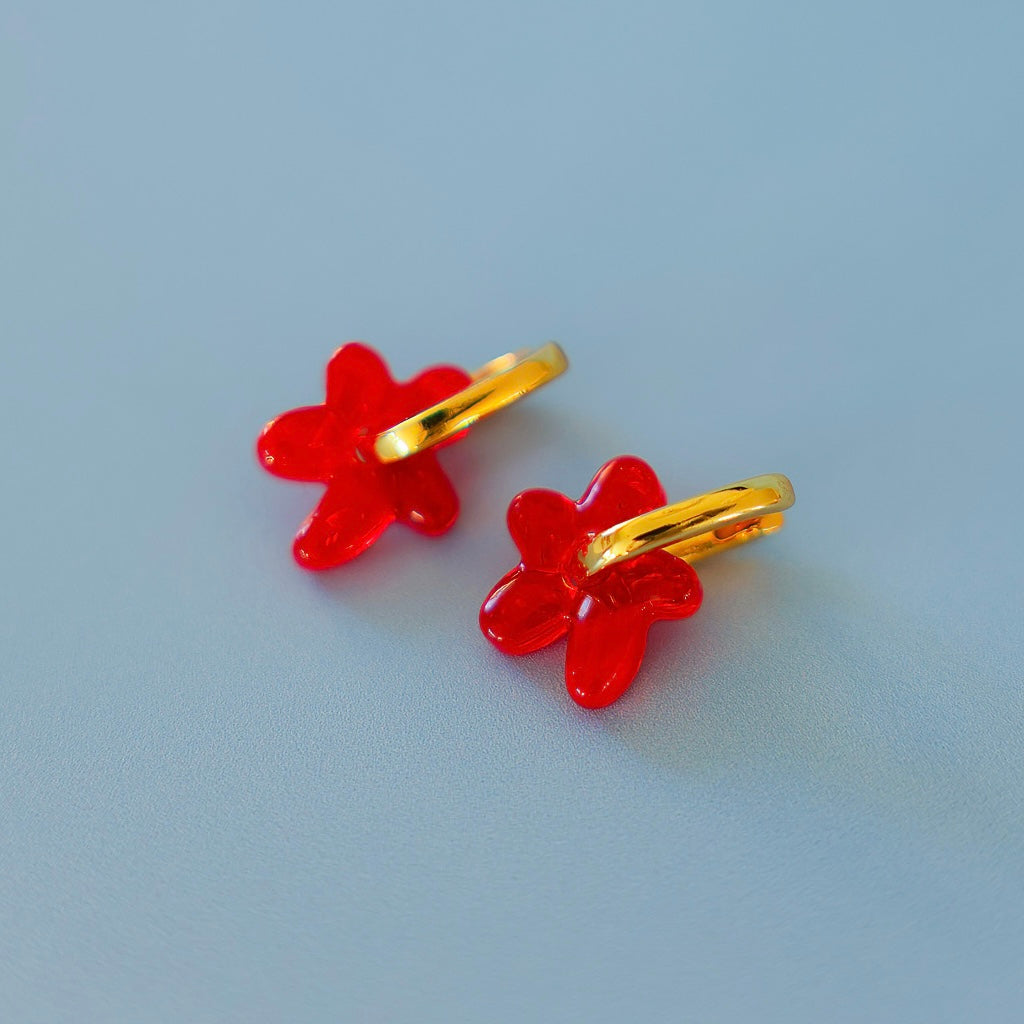 Ruby Charm Earrings