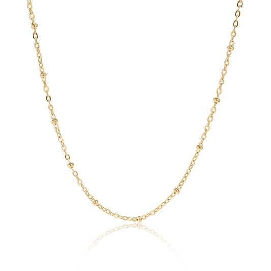 18k GP Bobble Chain (35cm)