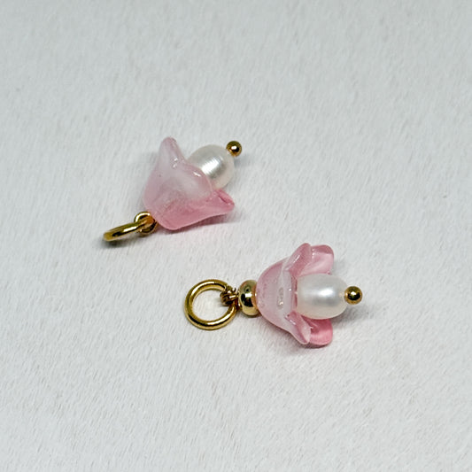 Bellflower Glass Charm